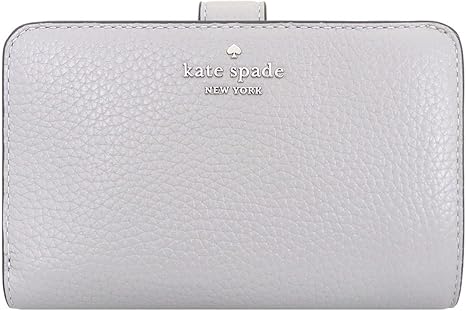 【新品】kate spade 二つ折り財布 グレー/ホワイト ケイトスペードニューヨーク kate spade new york 財布 （グレー